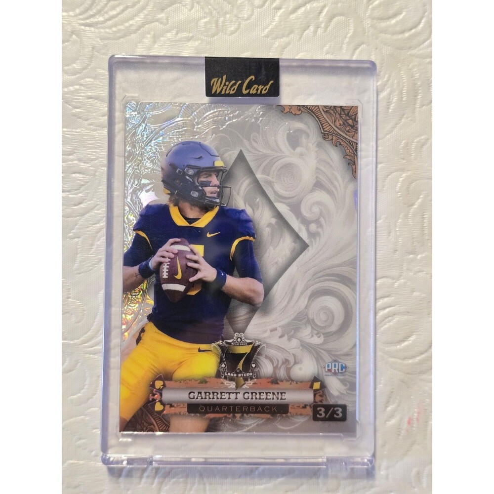 2024 WILD CARD 7 Card Studs Hobby Promo Garrett Green 3/3